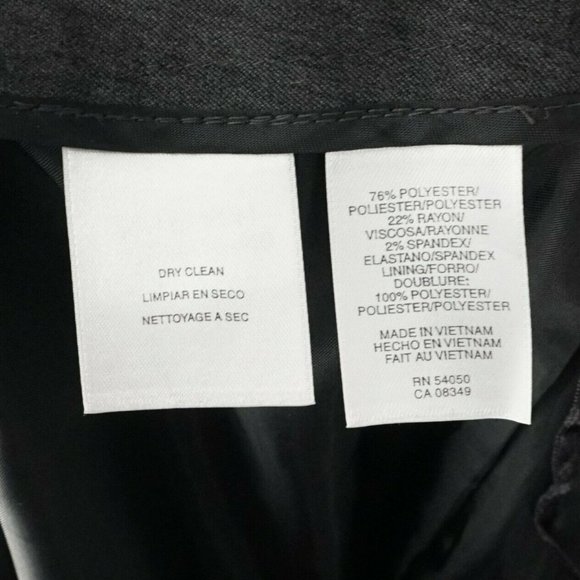 ANNE KLEIN Charcoal Business Career Pencil Skirt - Picture 5 of 5